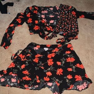 Garage floral set